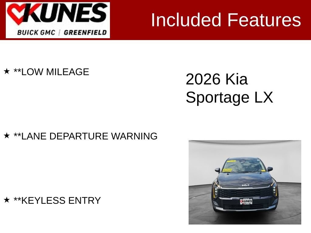 Used 2026 Kia Sportage LX