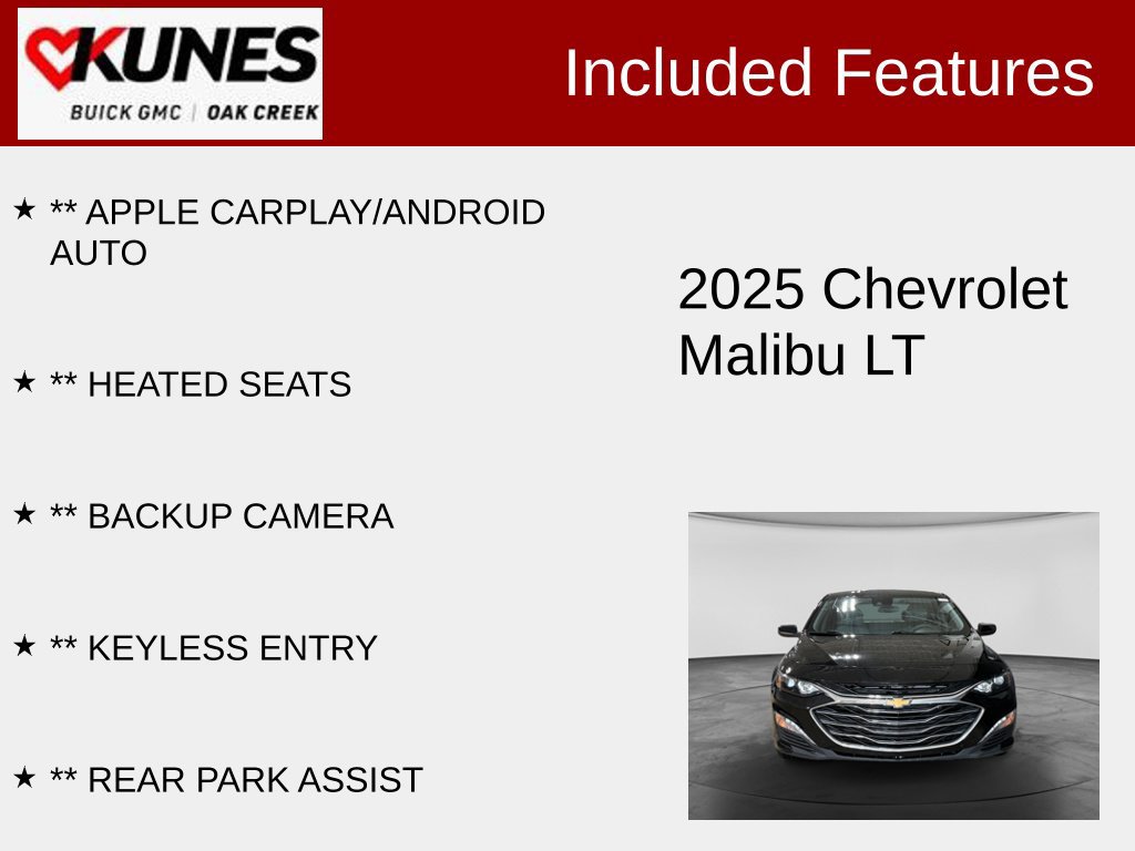 Used 2025 Chevrolet Malibu 1LT Sedan