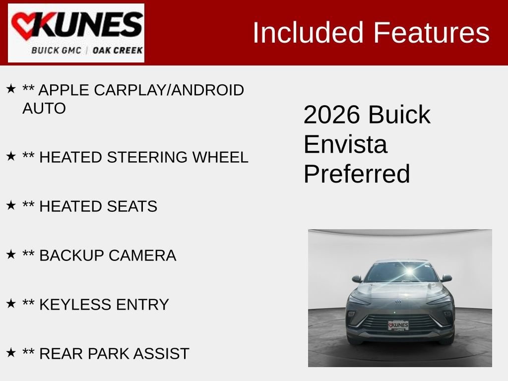 Used 2026 Buick Envista Preferred SUV