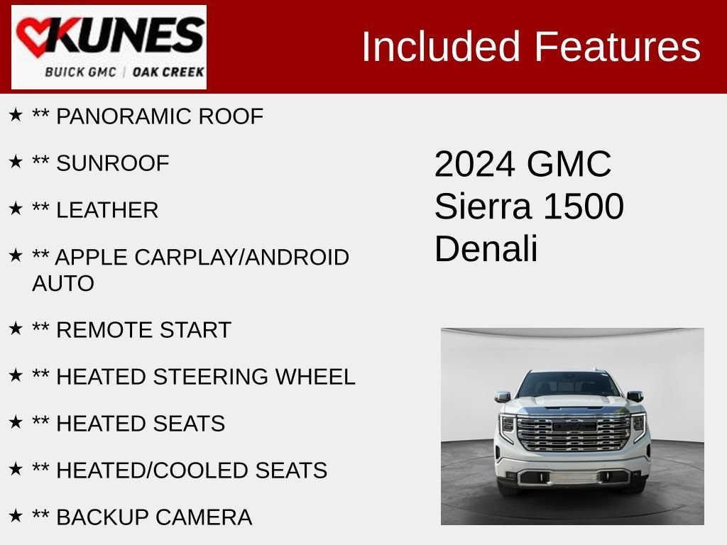 Used 2024 GMC Sierra 1500 Denali Truck Crew Cab