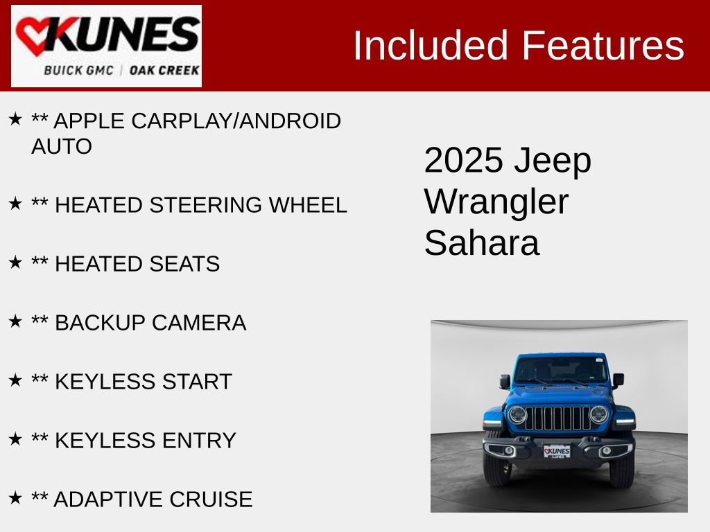 Used 2025 Jeep Wrangler Sahara SUV