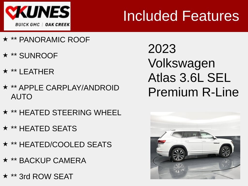 Used 2023 Volkswagen Atlas 3.6L V6 SEL Premium R-Line SUV