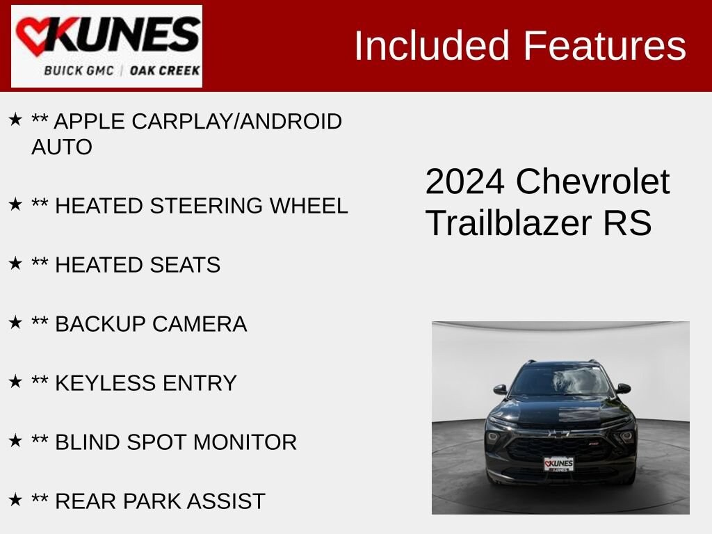 Used 2024 Chevrolet Trailblazer RS SUV