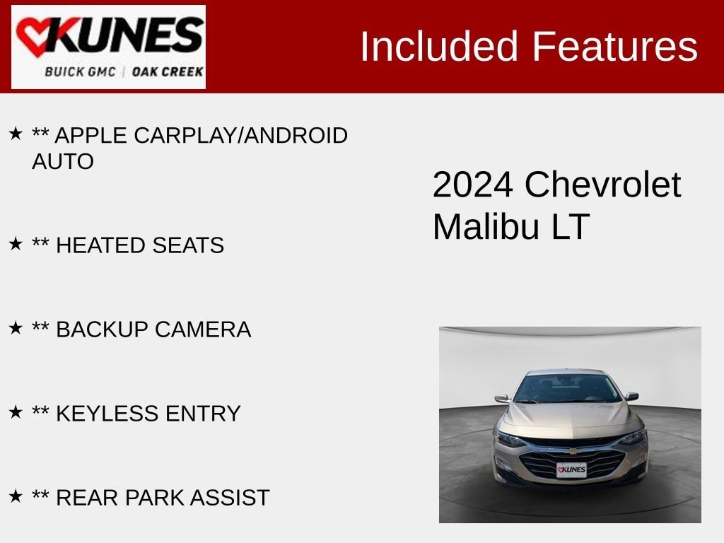 Used 2024 Chevrolet Malibu 1LT Sedan