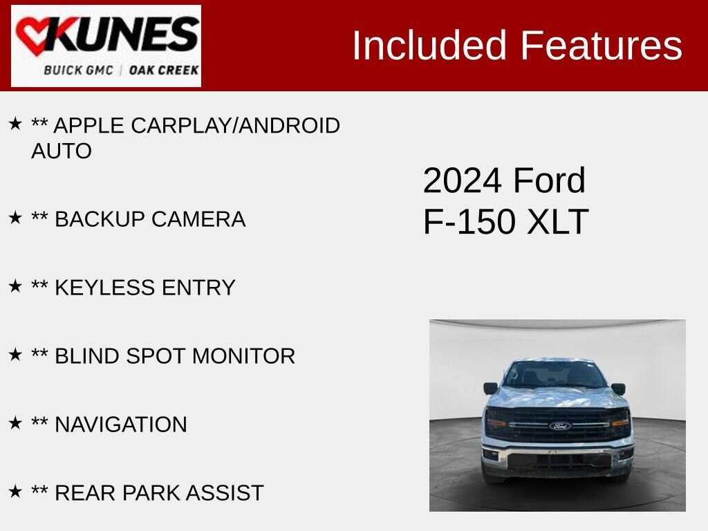 Used 2024 Ford F-150 XLT Truck SuperCrew Cab