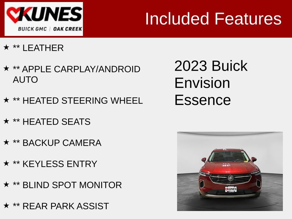 Used 2023 Buick Envision Essence SUV