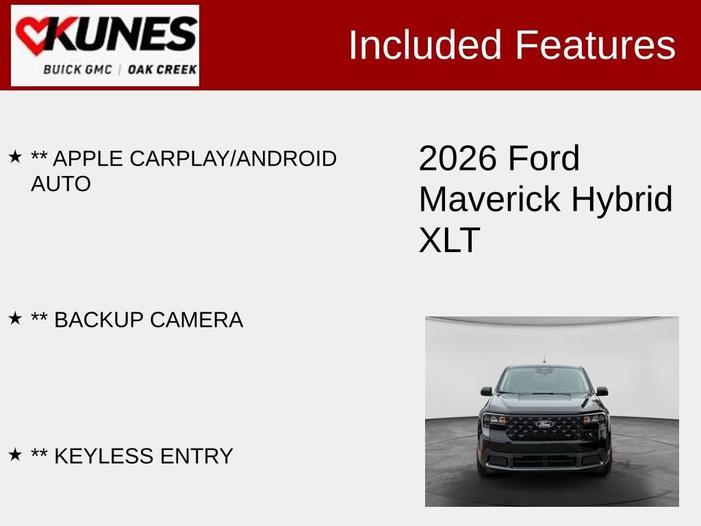 Used 2026 Ford Maverick XLT Truck SuperCrew