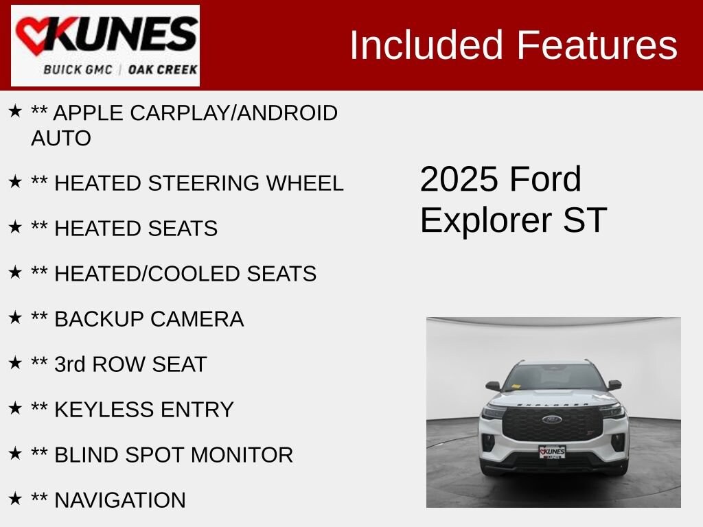 Used 2025 Ford Explorer ST SUV