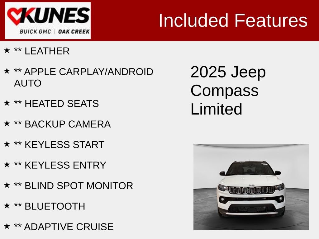 Used 2025 Jeep Compass Limited SUV