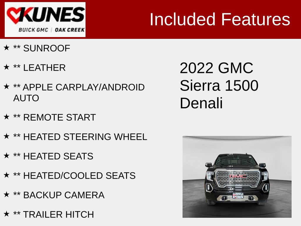 Used 2022 GMC Sierra 1500 Limited Denali Truck Crew Cab
