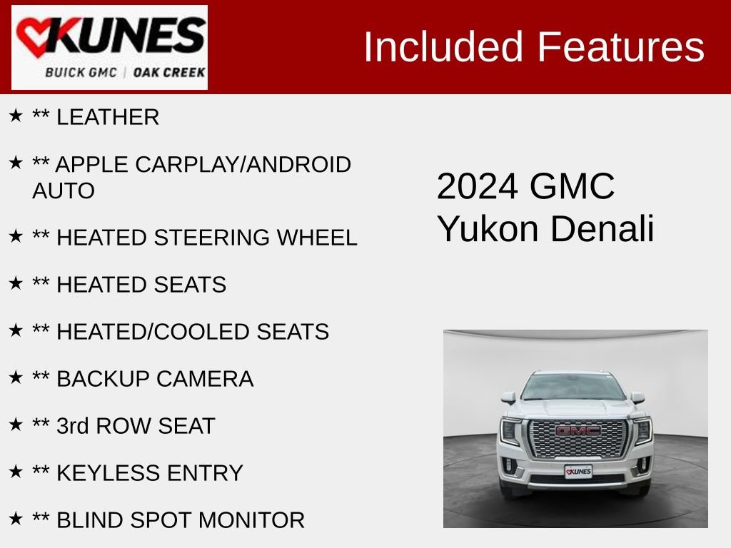 Used 2024 GMC Yukon Denali SUV