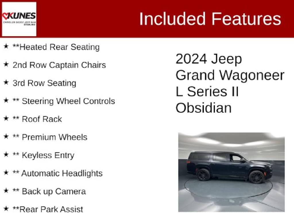 Certified 2024 Jeep Grand Wagoneer L Series II SUV