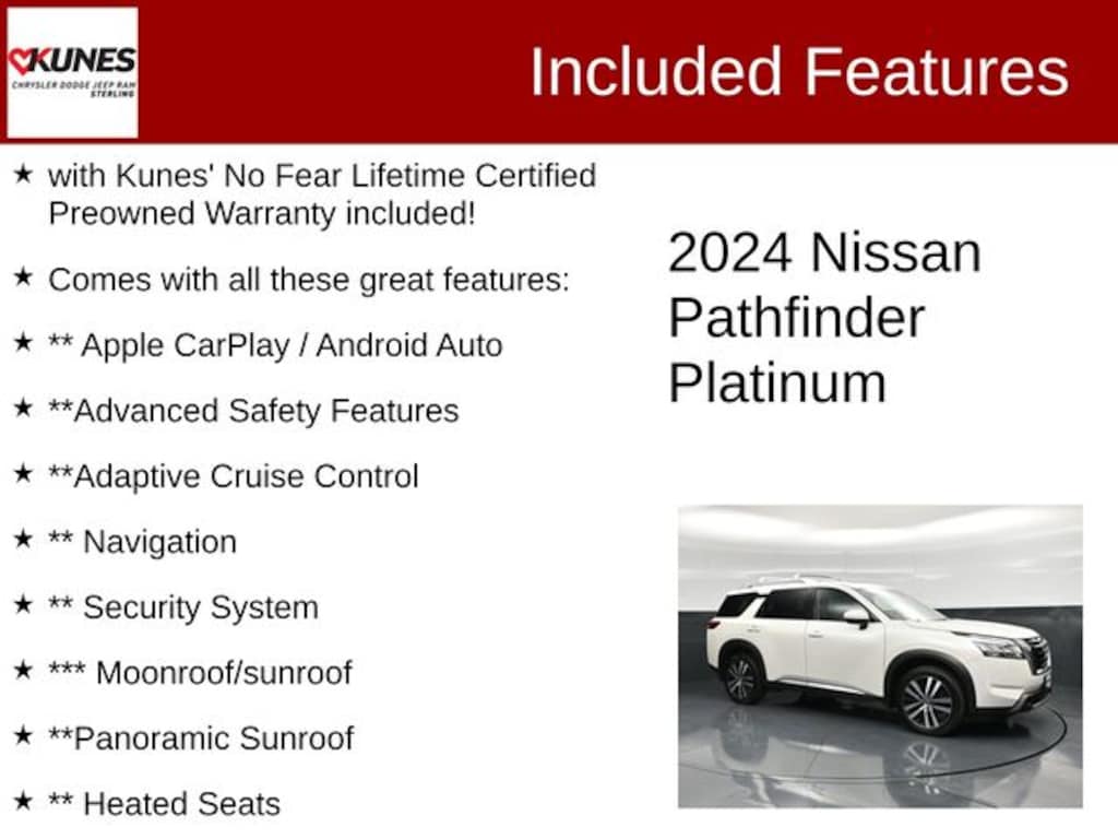 Used 2024 Nissan Pathfinder Platinum SUV