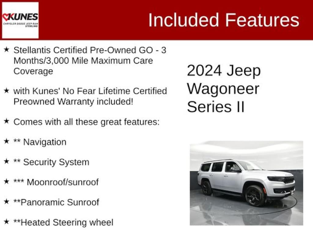 Certified 2024 Jeep Wagoneer Series II SUV
