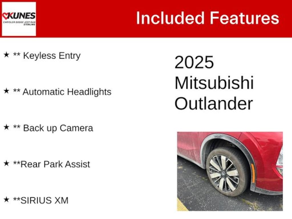 Used 2025 Mitsubishi Outlander SUV