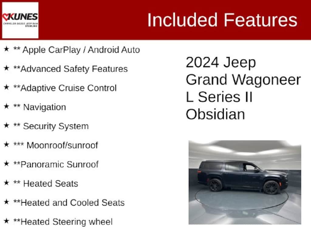 Certified 2024 Jeep Grand Wagoneer L Series II SUV