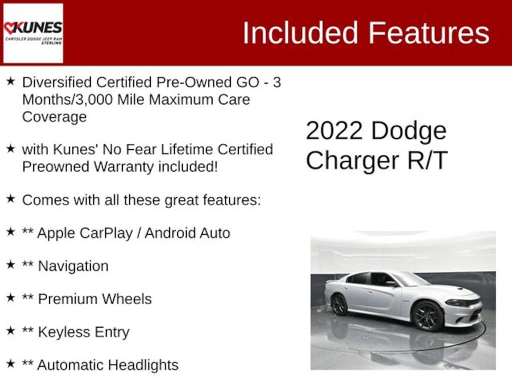 Certified 2022 Dodge Charger R/T Sedan