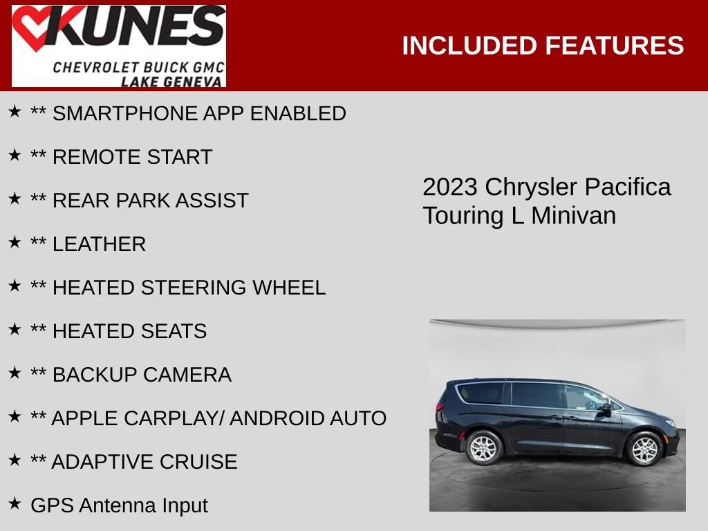 Used 2023 Chrysler Pacifica Touring L
