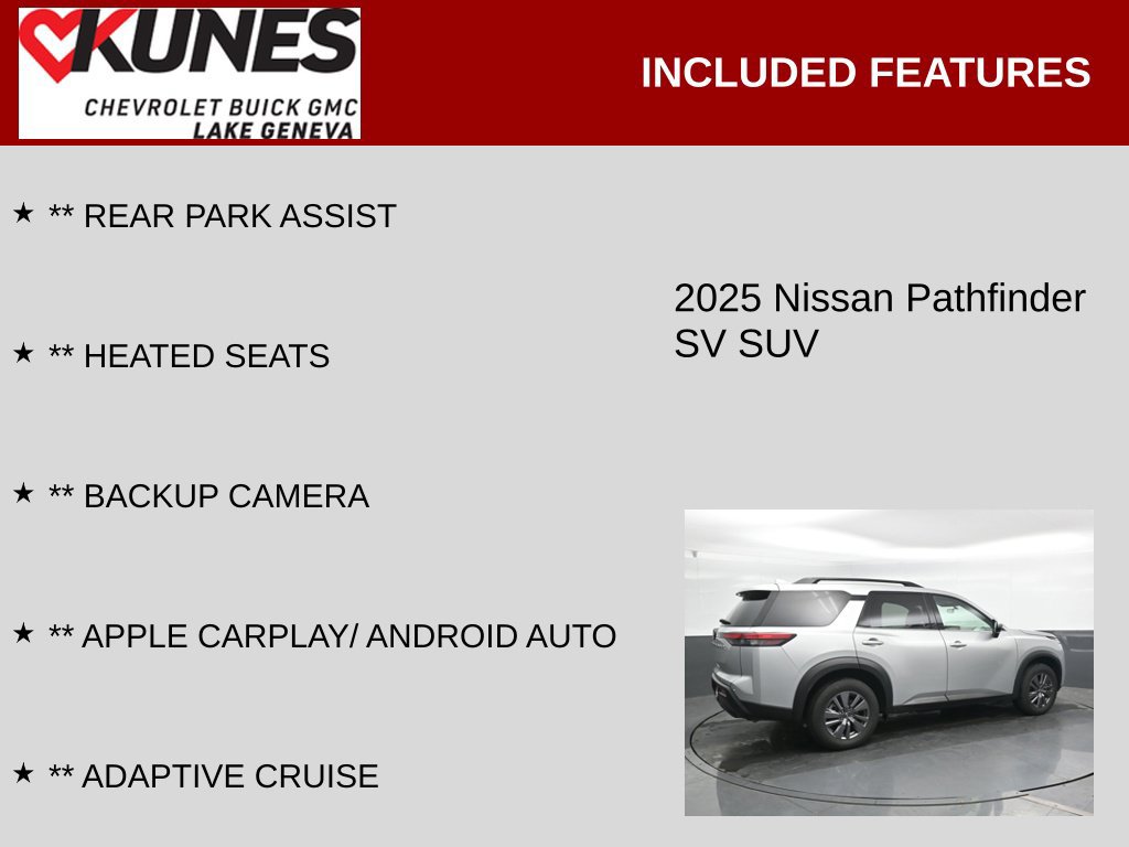 Used 2025 Nissan Pathfinder SV