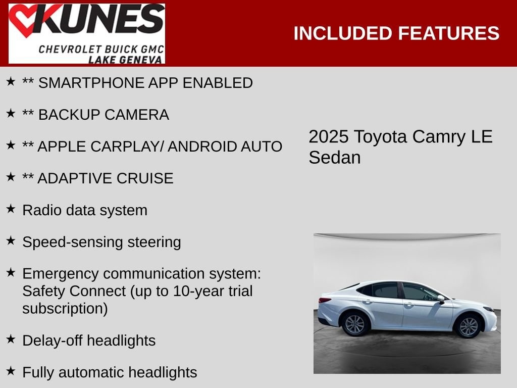 Used 2025 Toyota Camry LE