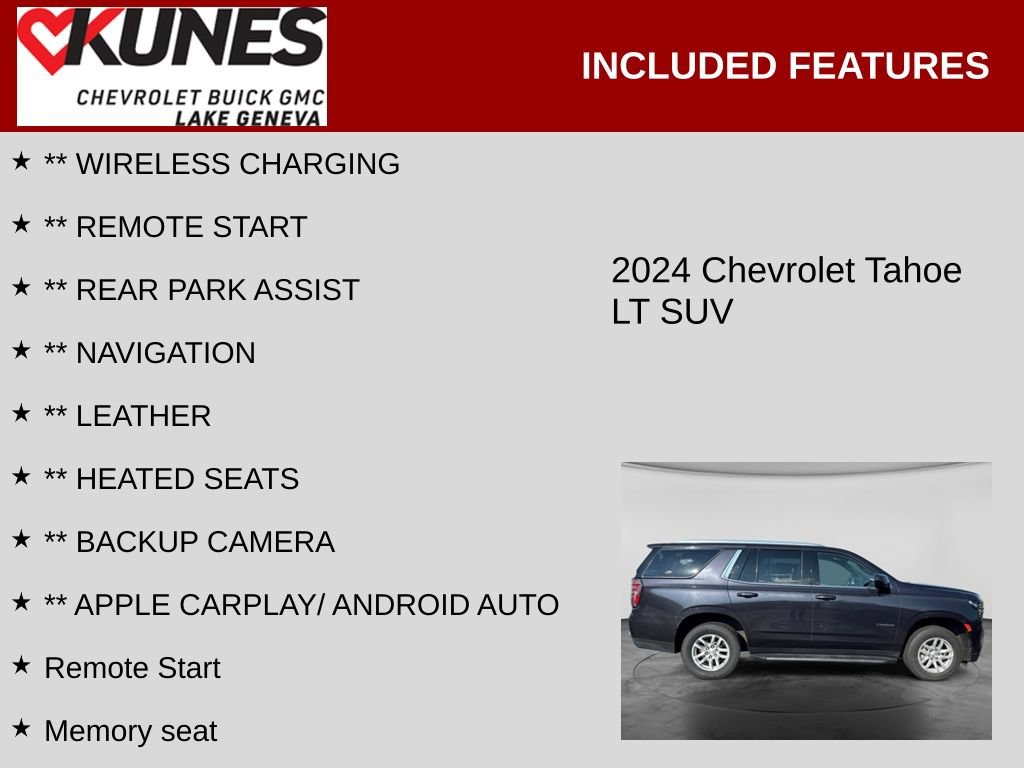 Used 2024 Chevrolet Tahoe LT SUV