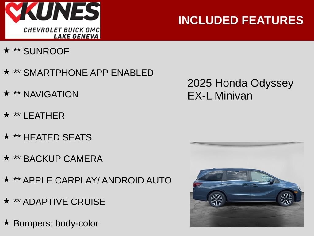 Used 2025 Honda Odyssey EX-L
