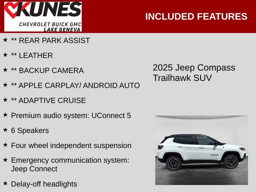 Used 2025 Jeep Compass Trailhawk