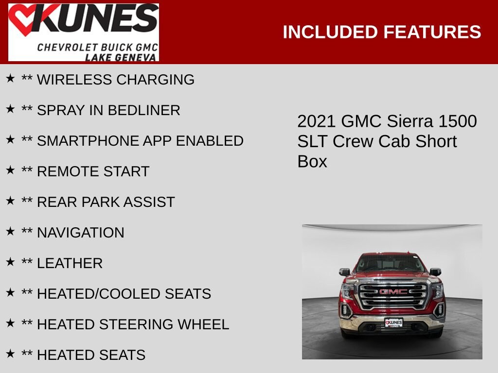 Used 2021 GMC Sierra 1500 SLT Truck
