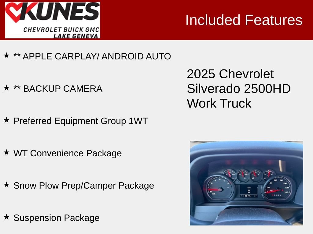 2025 Chevrolet Silverado 2500 HD Work Truck - Photo 3