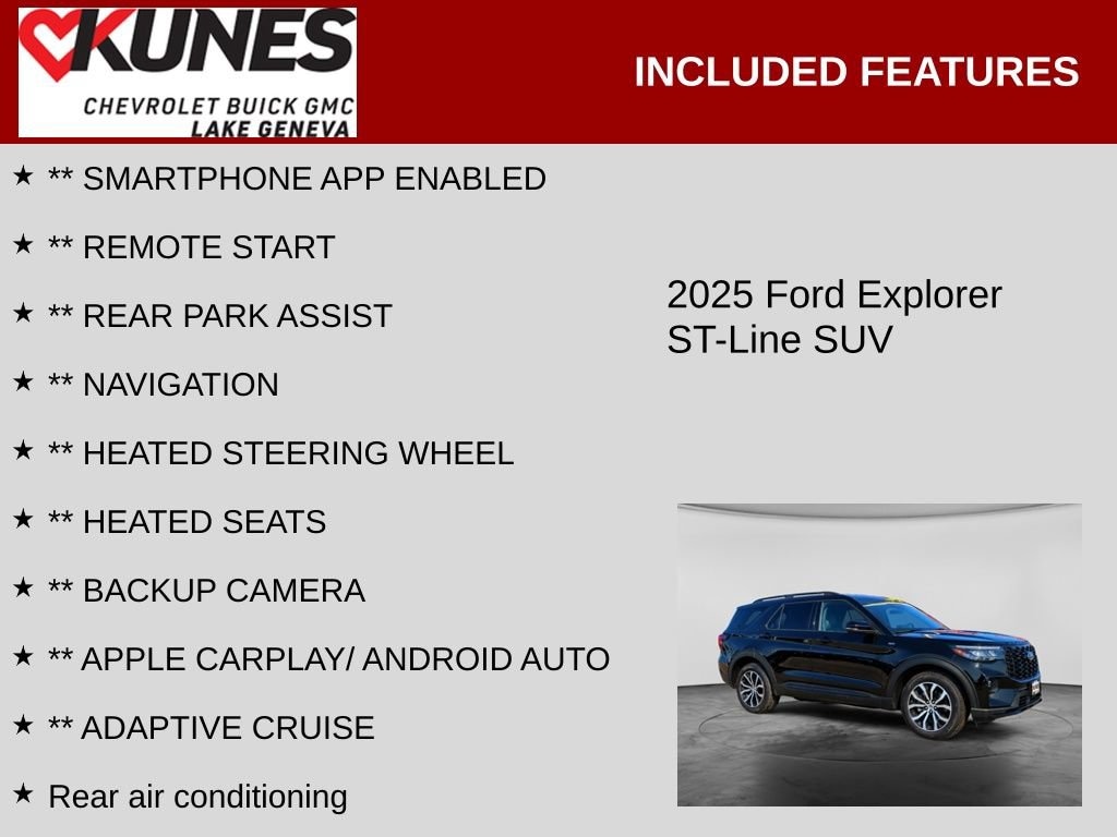 Used 2025 Ford Explorer ST-Line