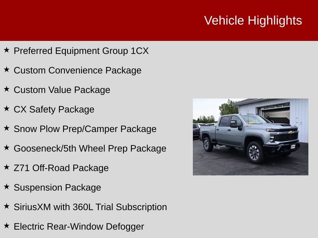 New 2026 Chevrolet Silverado 2500 HD Custom Truck