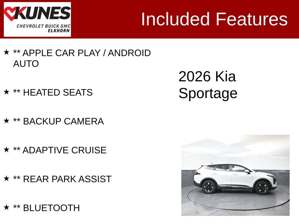 Used 2026 Kia Sportage LX