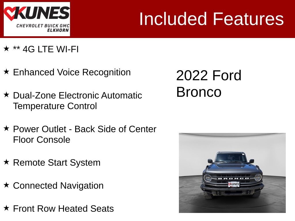 Used 2022 Ford Bronco Base