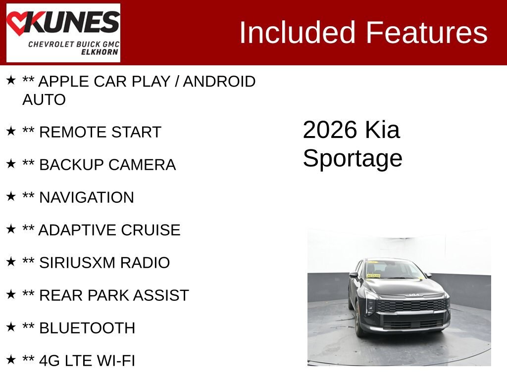 Used 2026 Kia Sportage LX