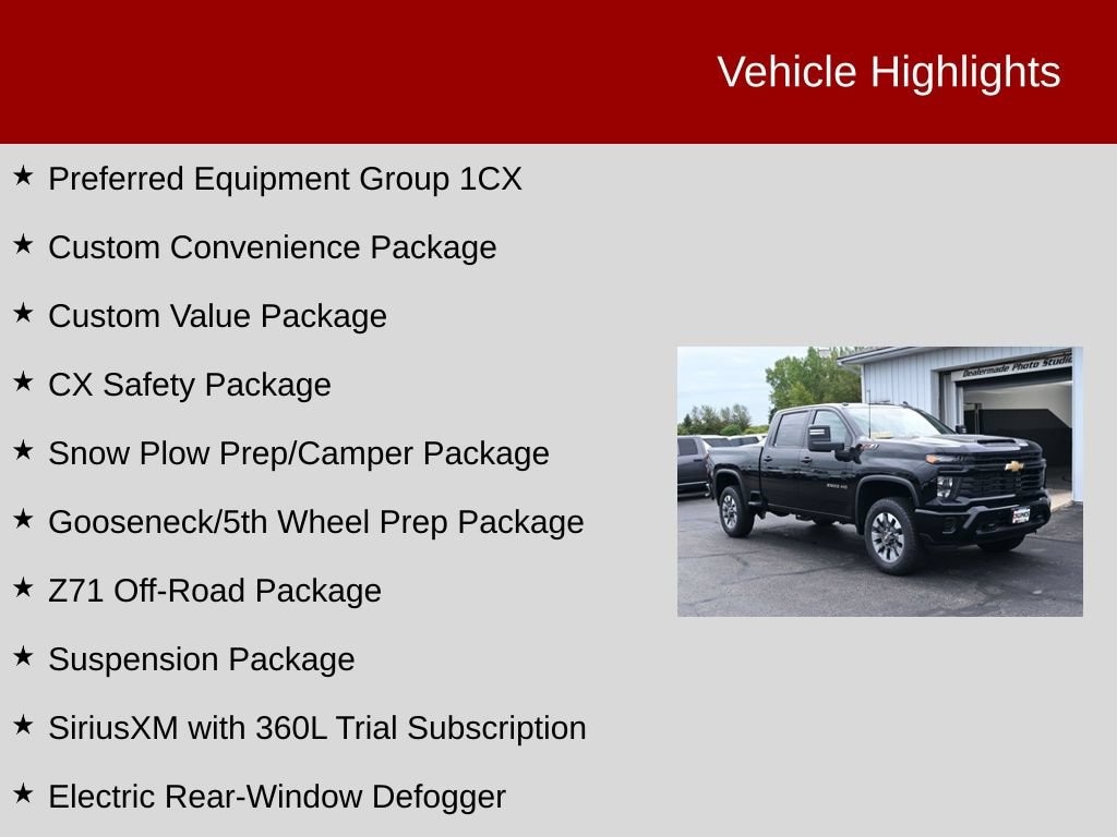 New 2026 Chevrolet Silverado 2500 HD Custom Truck