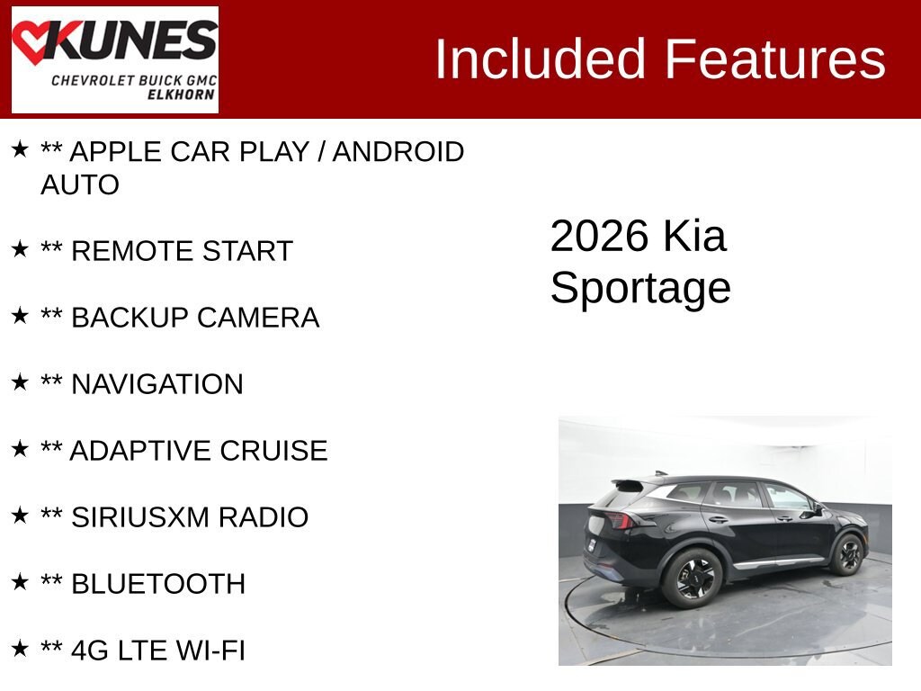 Used 2026 Kia Sportage LX