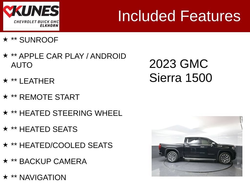 Used 2023 GMC Sierra 1500 Denali Truck