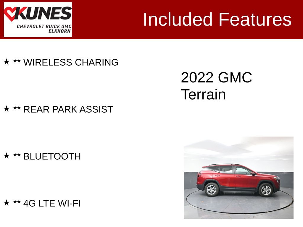 Used 2022 GMC Terrain SLE SUV