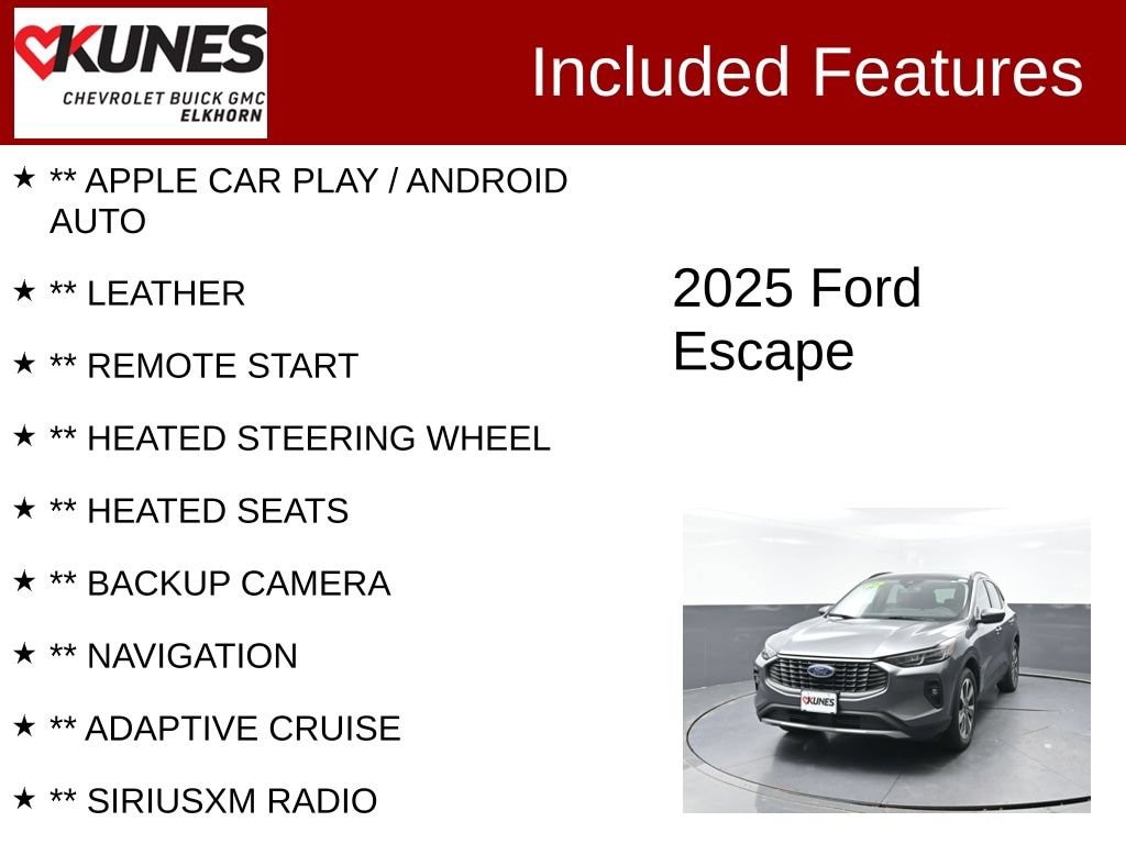 Used 2025 Ford Escape Platinum