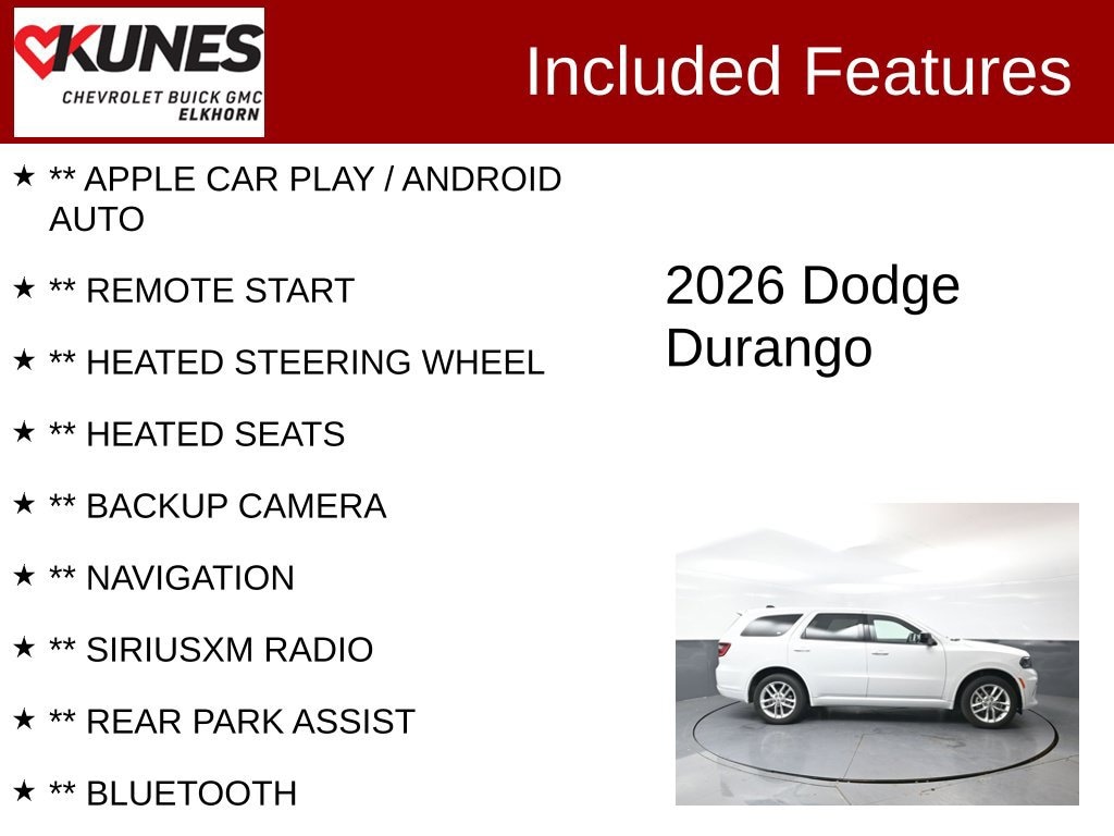 Used 2026 Dodge Durango GT