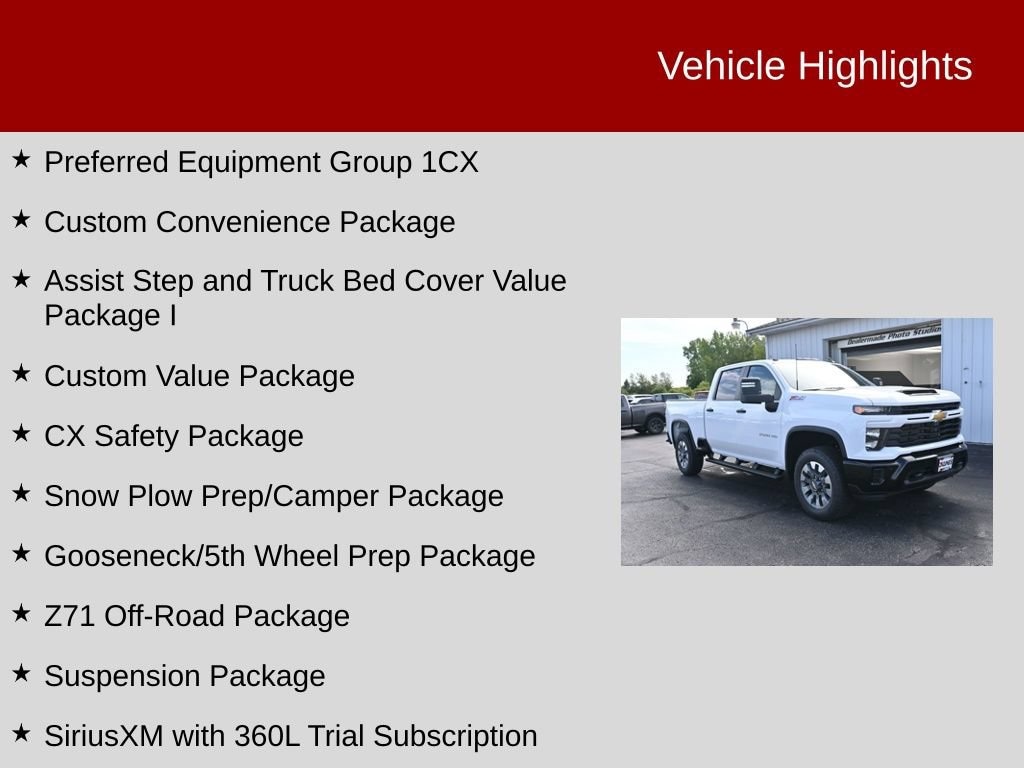 New 2026 Chevrolet Silverado 2500 HD Custom Truck