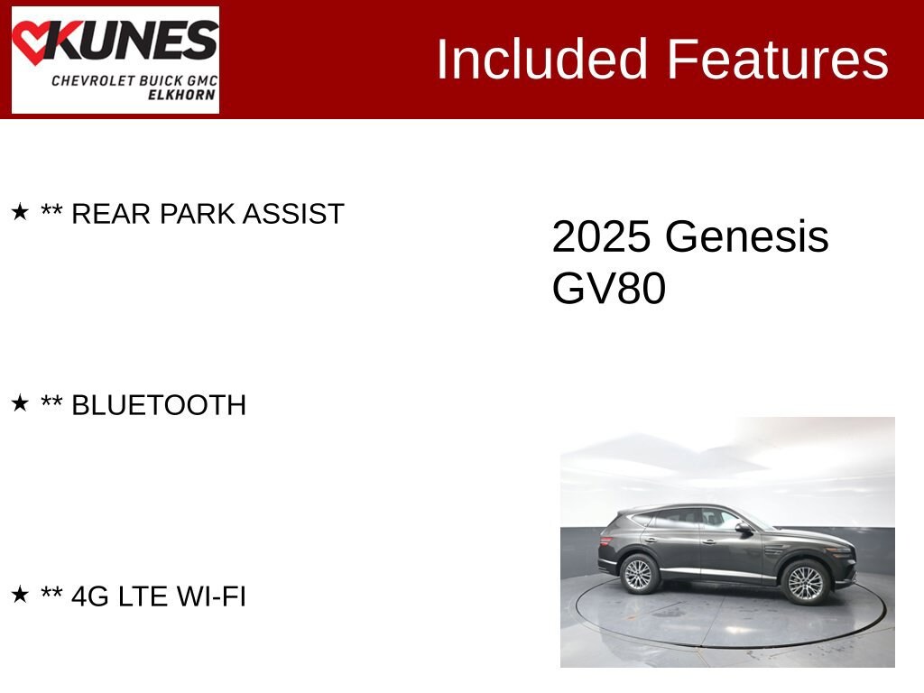 Used 2025 Genesis GV80 2.5T Standard