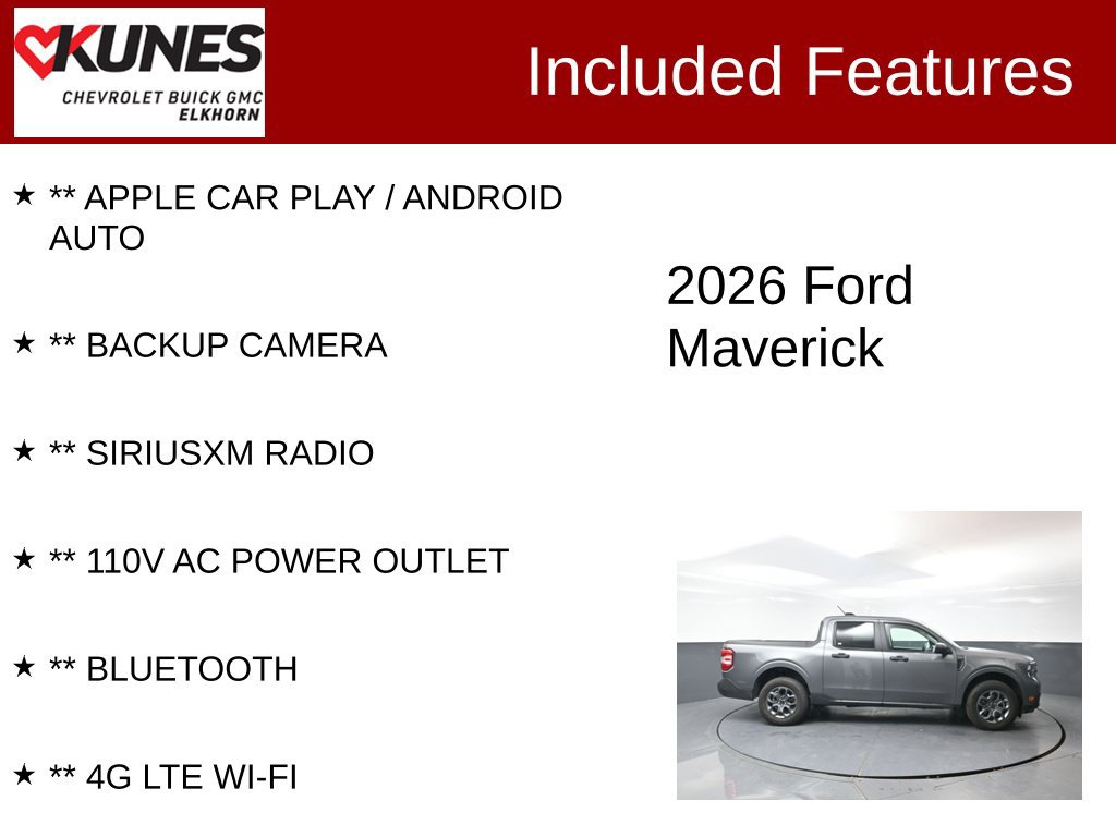Used 2026 Ford Maverick XLT