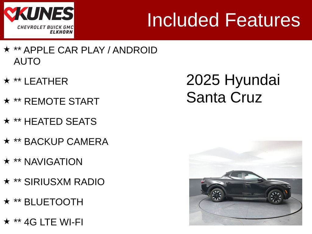 Used 2025 Hyundai Santa Cruz SEL