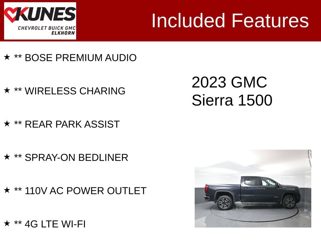 Used 2023 GMC Sierra 1500 AT4 Truck