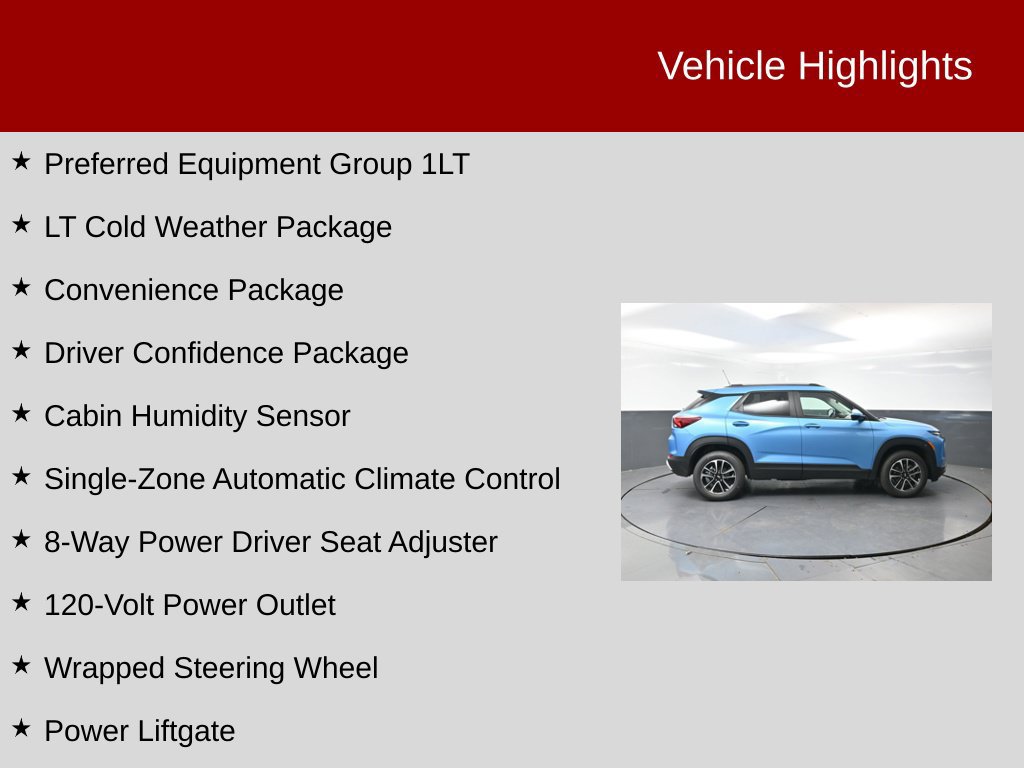 New 2026 Chevrolet Trailblazer LT SUV