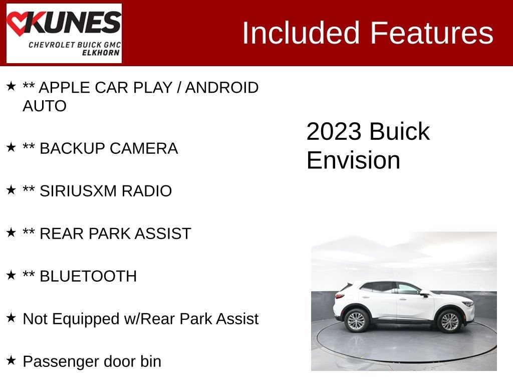 Used 2023 Buick Envision Preferred SUV