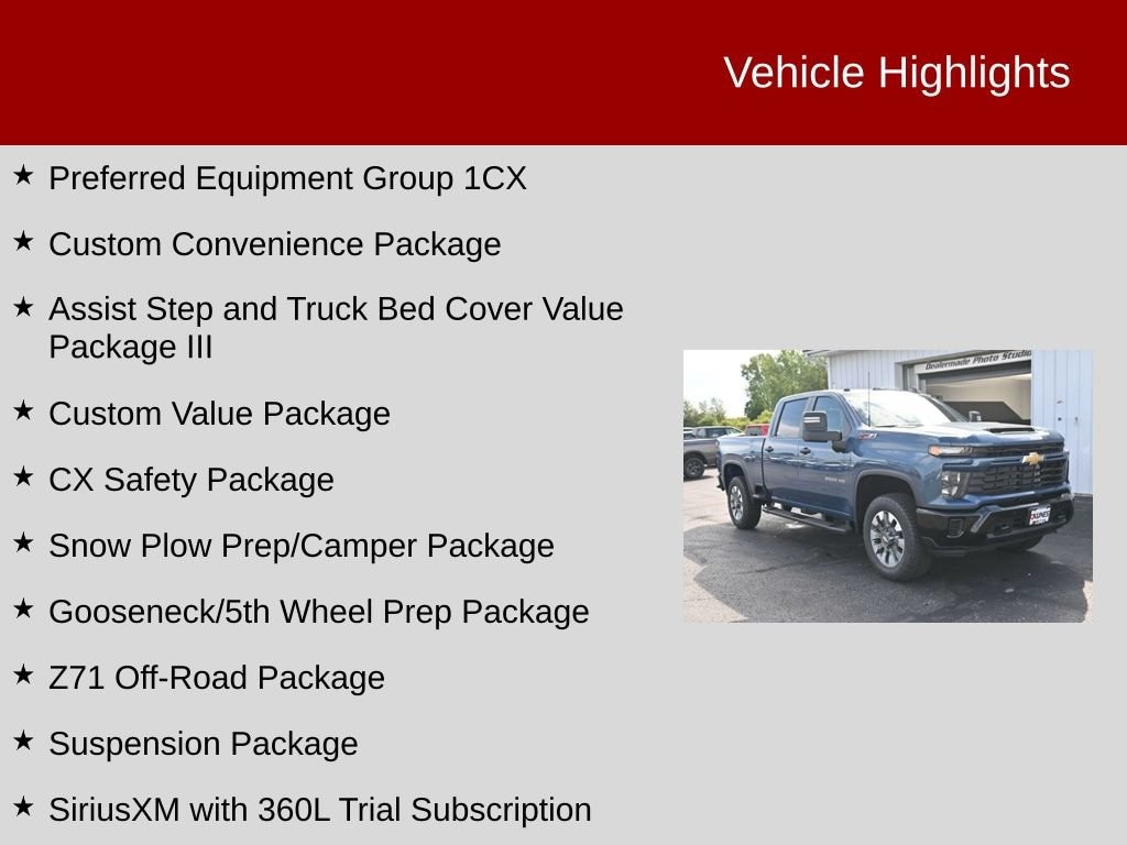 New 2026 Chevrolet Silverado 2500 HD Custom Truck