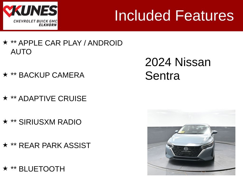 Used 2024 Nissan Sentra SV