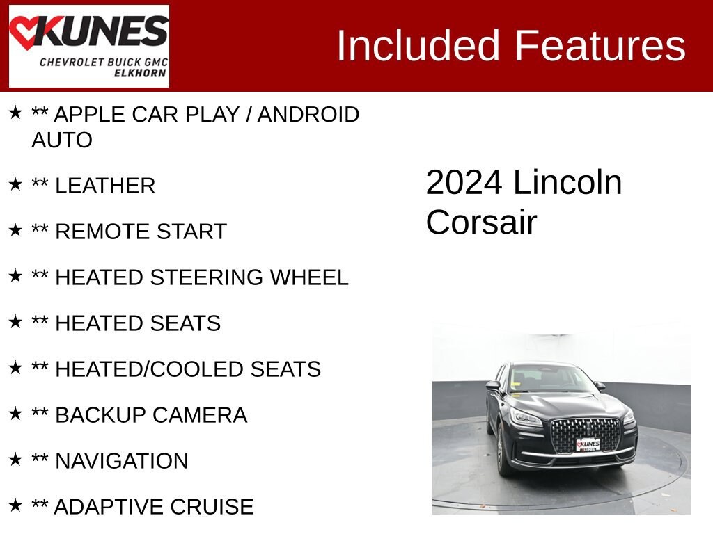 Used 2024 Lincoln Corsair Reserve